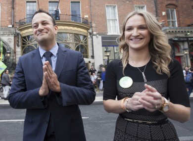 Tánaitse Leo Varadkar and MInister Helen McEntee, (File, 2017)