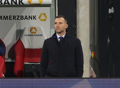 Ukraine boss Andriy Shevchenko.