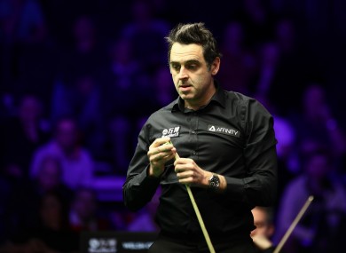 Ronnie O'Sullivan (file pic).