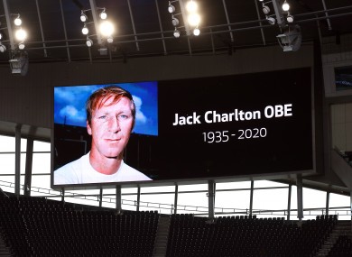 Jack Charlton passed away earlier this year.