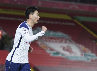 Tottenham's Son Heung-min is the Premier League's joint-top scorer currently.