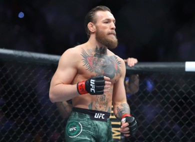 Former two-weight UFC champion Conor McGregor.