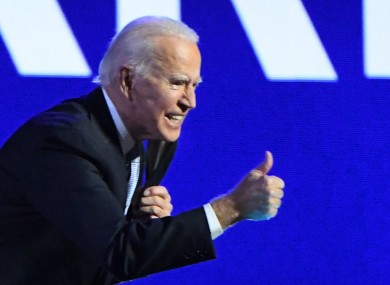 US President-elect Joe Biden.
