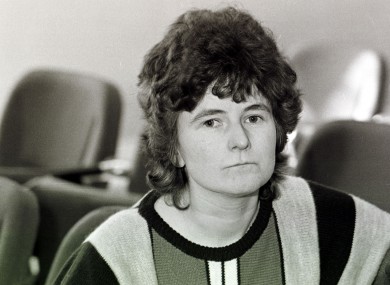 File photo of Joanne Hayes in 1985
