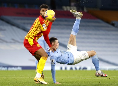 It finished 1-1 at the Etihad Stadium.