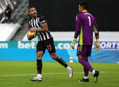 Callum Wilson scores.