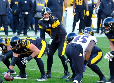 Under centre: Ben Roethlisberger.