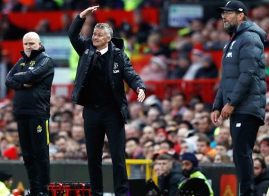 Klopp and his United counterpart face off at Anfield tomorrow.