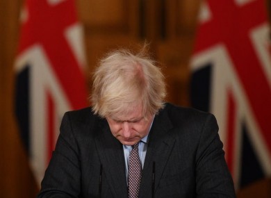 UK Prime Minister Boris Johnson