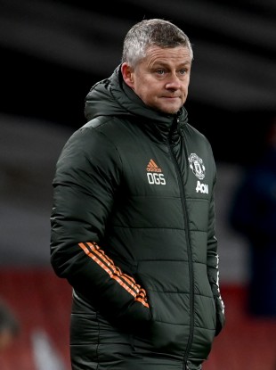 Manchester United manager Ole Gunnar Solskjaer during the Premier League match at the Emirates.