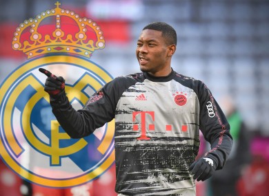 David Alaba (file pic).
