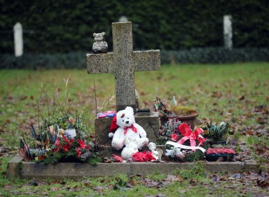 The infants graveyard at Sean Ross Abbey in Roscrea