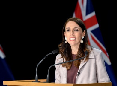 New Zealand Prime Minister Jacinda Ardern