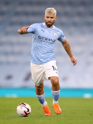 File photo of Manchester City's Sergio Aguero.