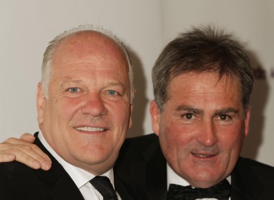 Andy Gray and Richard Keys, pictured in 2012.