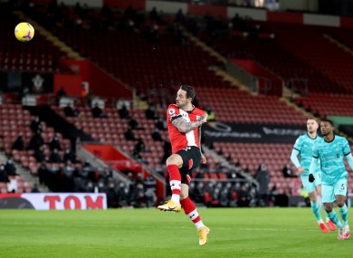 Danny Ings tested positive for the virus after scoring Southampton's winner against Liverpool.