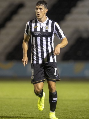 Jamie McGrath has nine goals in 30 appearances for St Mirren.