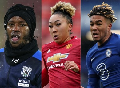 West Brom's Romaine Sawyers, Man United's Lauren James, Chelsea's Reece James and Man United's Axel Tuanzebe are among many players who have been subject to horrific racist abuse in recent weeks.