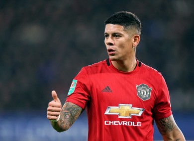 Marcos Rojo (file pic).