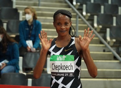 Kenya's Beatrice Chepkoech.