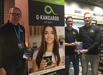 Tim Murphy, Jamie McGivern and Will Kelly of Q-Kangaroo