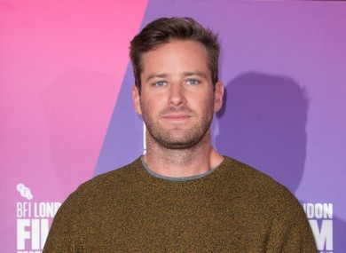 File photo. Armie Hammer.