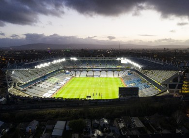 A view of Croke Park.