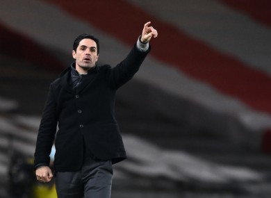 Gunners boss Mikel Arteta.