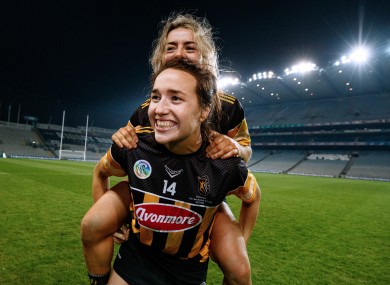 Denise Gaule (14) was named Players' Player of the Year.