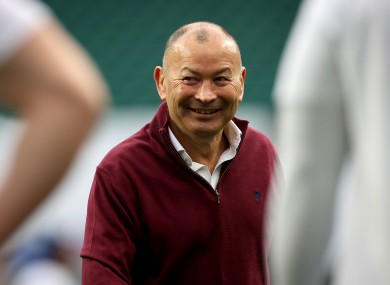 Jones' England are in Dublin for a clash with Ireland on Saturday.