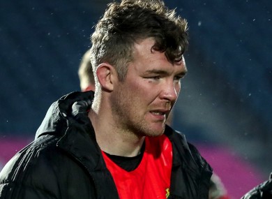 O'Mahony in the aftermath of the loss to Leinster.