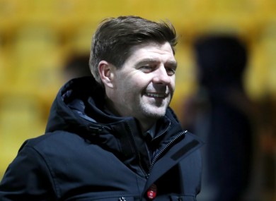 Steven Gerrard (file pic).