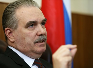File photo. Russian ambassador Filatov.