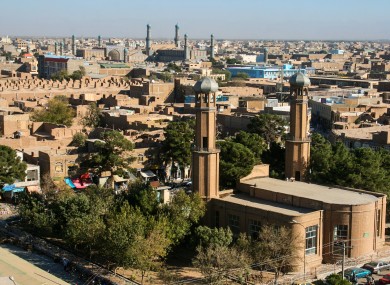 Herat, the city where the recent car bomb attack occurred.