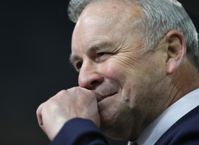Wayne Pivac celebrates Wales' triumph.