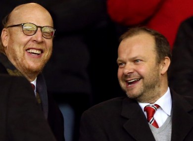 United front: Joel Glazer and Ed Woodward.