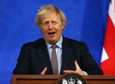 UK Prime Minister Boris Johnson (file photo)