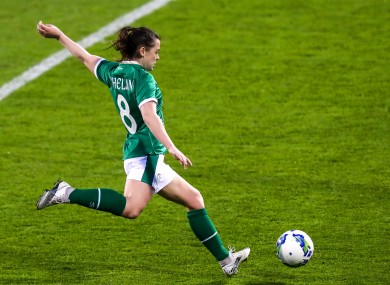 Emily Whelan impressed off the bench against Denmark on Thursday.