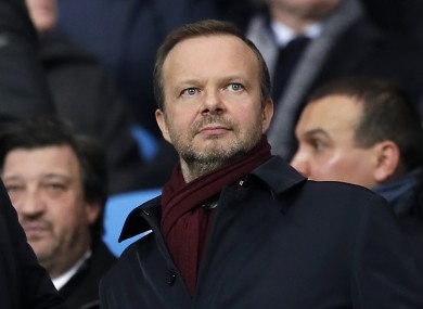 Manchester United chief executive Ed Woodward.
