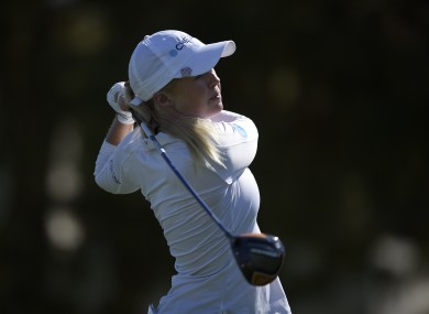 Meadow is three shots off the early lead in Hawaii (file photo).