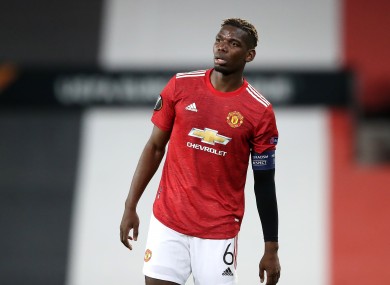 Manchester United's Paul Pogba.