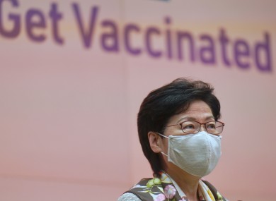 Hong Kong Chief Executive Carrie Lam