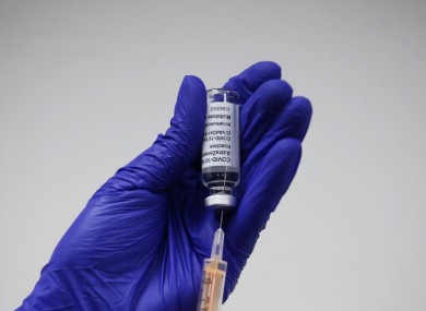 File photo of a Covid-19 vaccine