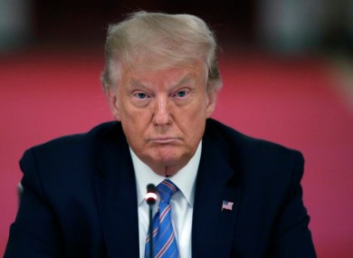 Former US President Donald Trump