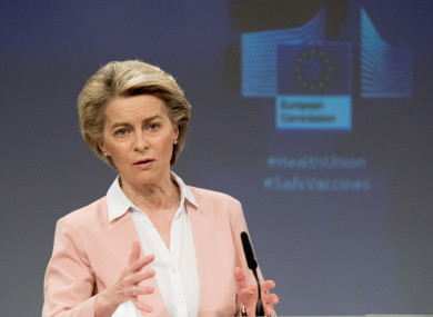 European Commission President Ursula von der Leyen.