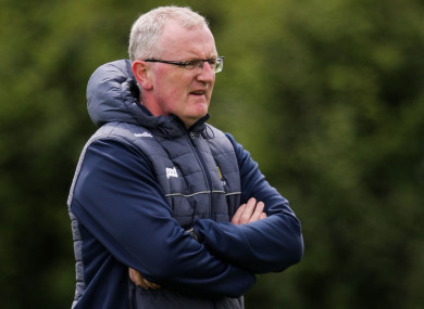 Brian Lohan: oversaw victory over Laois yesterday.