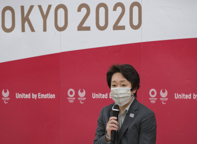 President of the Tokyo 2020 Organising Committee, Seiko Hashimoto.
