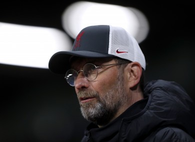 Jurgen Klopp (file pic).