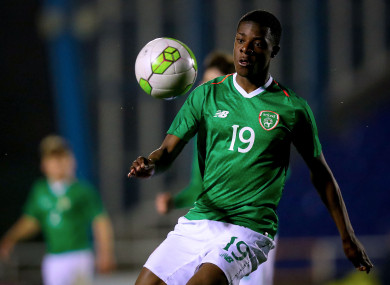 Ademipo Odubeko has represented Ireland at underage level.