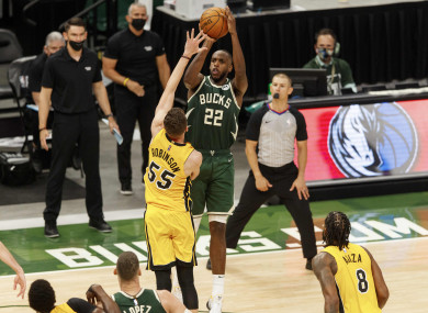 Khrys Middleton was the game-winner for the Bucks.